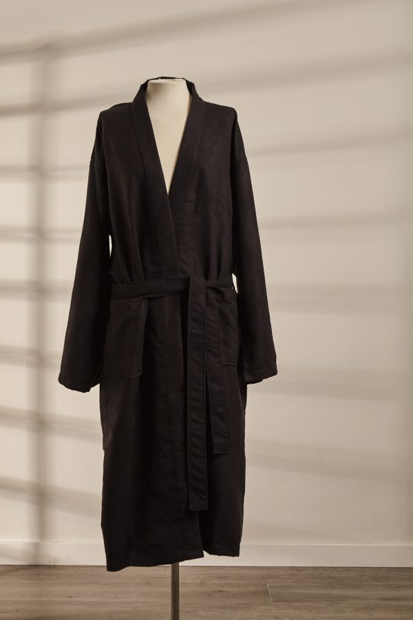 Balneo Robe black with hood