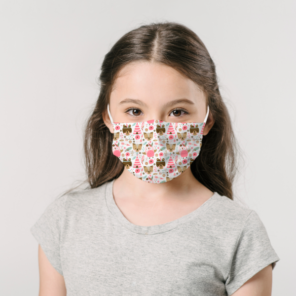 WIEDERVERWENDBARE MASKE, FÜR KINDER, UN0065, VON 2-13 JAHREN