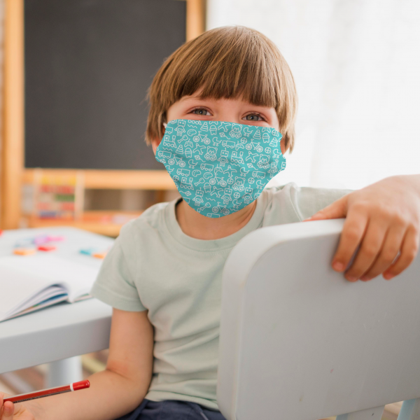 WIEDERVERWENDBARE MASKE, FÜR KINDER, UN0065, VON 2-13 JAHREN – Bild 3